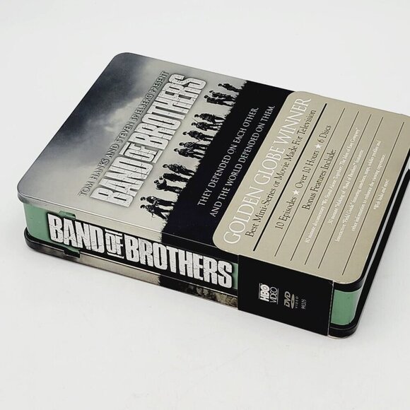 Band of Brothers DVD Set Tin Steelcase Box with Sleeve 6 discs HBO mini Series - Picture 2 of 12